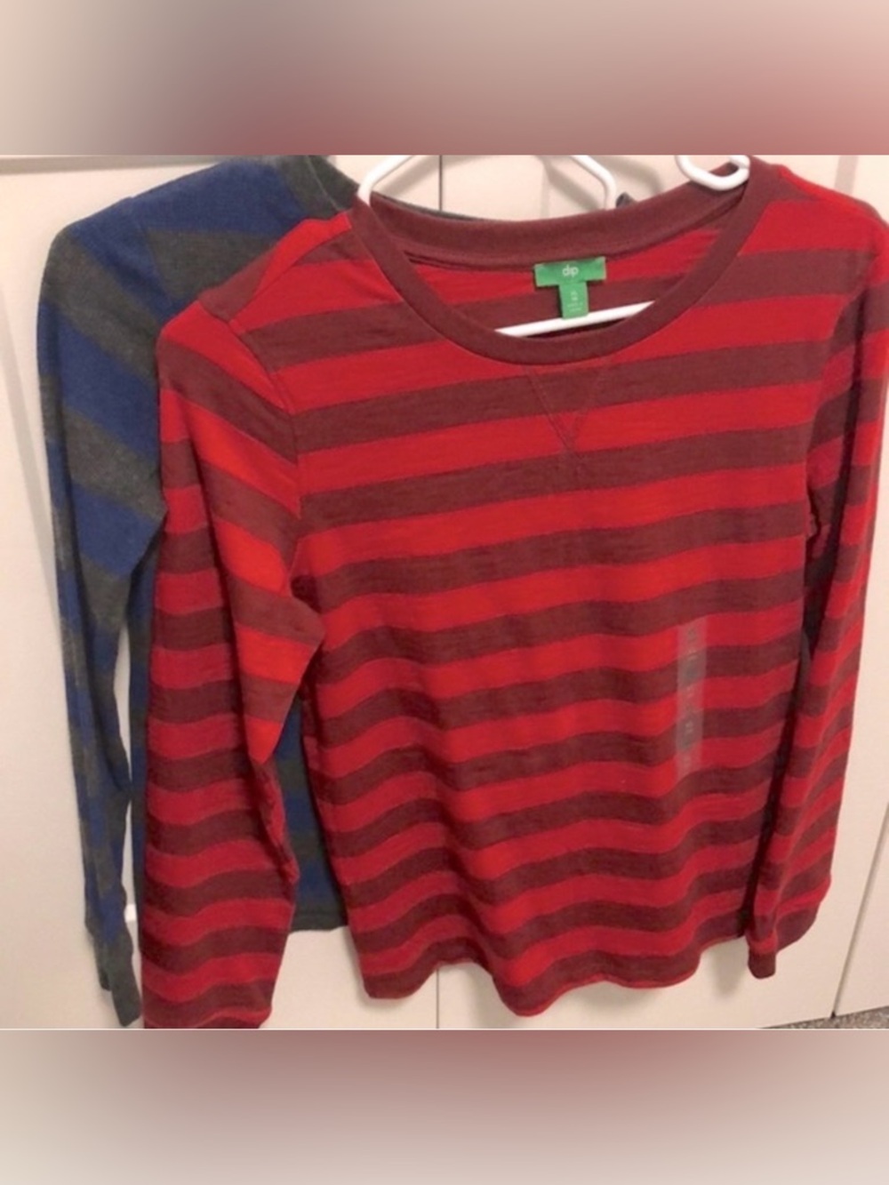 NWOT Lot of 2x [Epic Threads] & [dip] Striped Long-Sleeve Shirts, Kids Sz M & XL
